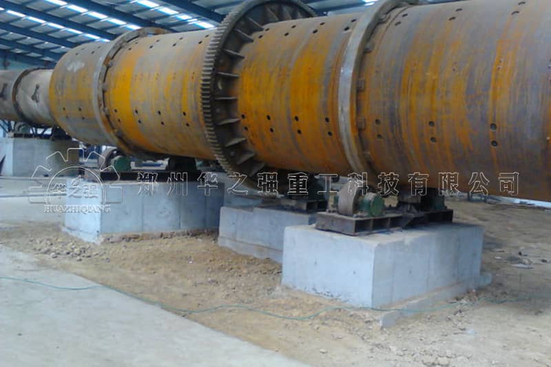 甘肅莊浪有機(jī)肥設(shè)備生產(chǎn)線安裝現(xiàn)場